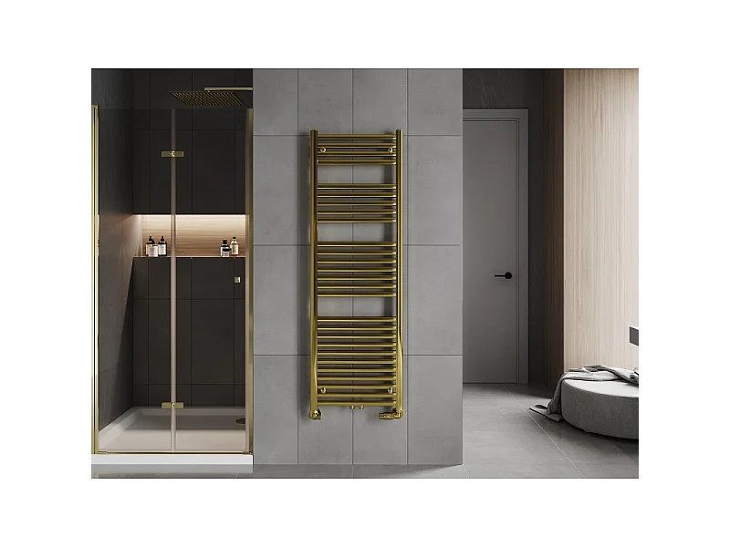 Mexen Hades radiador de casa de banho 1500 x 500 mm, 555 W, dourado - W104-1500-500-00-50