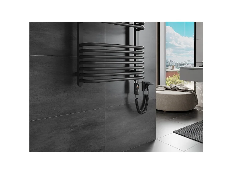Mexen Apollo radiateur électrique 1210 x 550 mm, 600 W, anthracite - W117-1210-550-2600-66