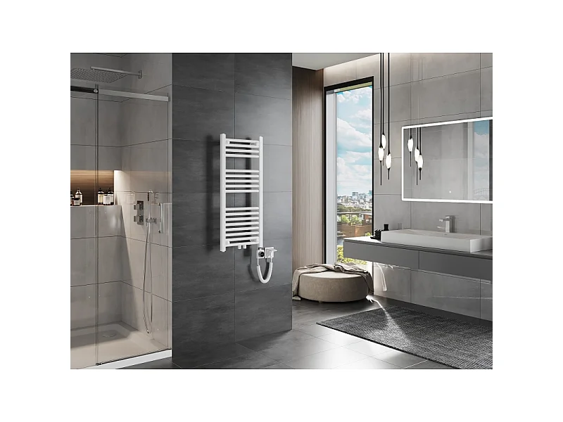 Mexen Mars radiateur électrique 900 x 400 mm, 300 W, blanc - W110-0900-400-6300-20