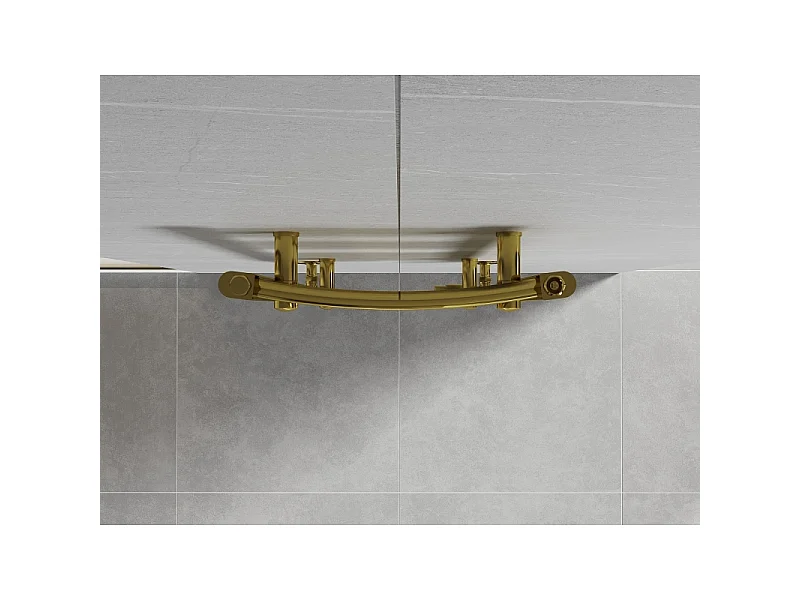Mexen Ares radiador de casa de banho 1200 x 400 mm, 349 W, dourado - W102-1200-400-00-50