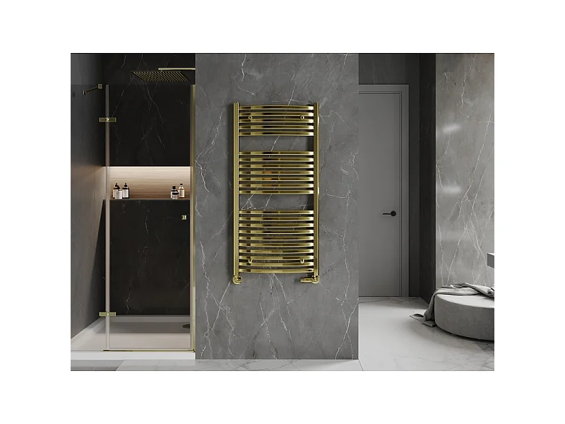 Mexen Helios radiateur de salle de bain 1200 x 600 mm, 521 W, doré - W103-1200-600-00-50