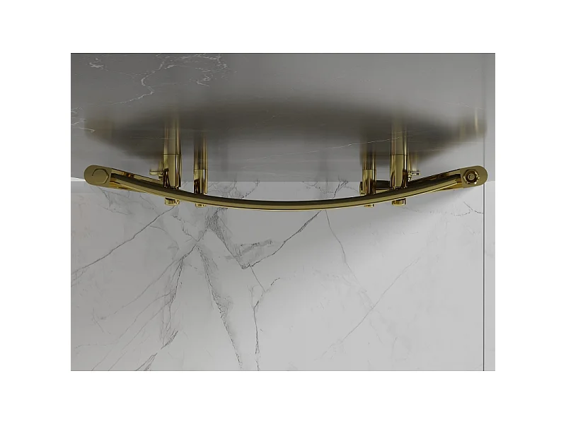 Mexen Helios radiateur de salle de bain 1200 x 600 mm, 521 W, doré - W103-1200-600-00-50