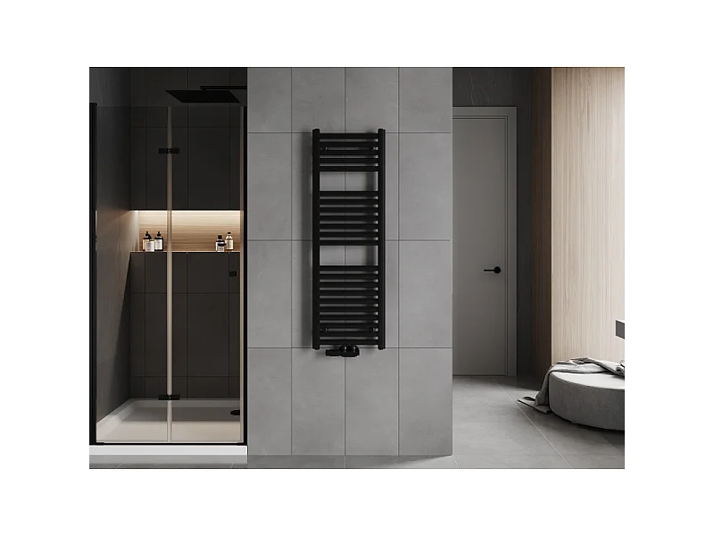 Mexen Hades Bathroom Radiator 1200 x 400 mm, 472 W, black - W104-1200-400-00-70