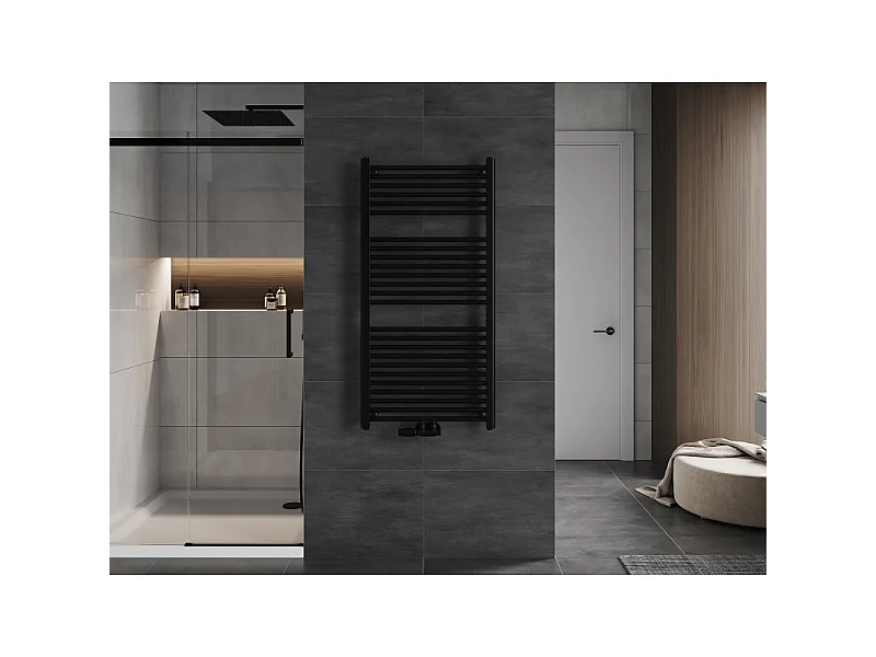 Mexen Mars radiador de casa de banho 1200 x 600 mm, 617 W, preto - W110-1200-600-00-70