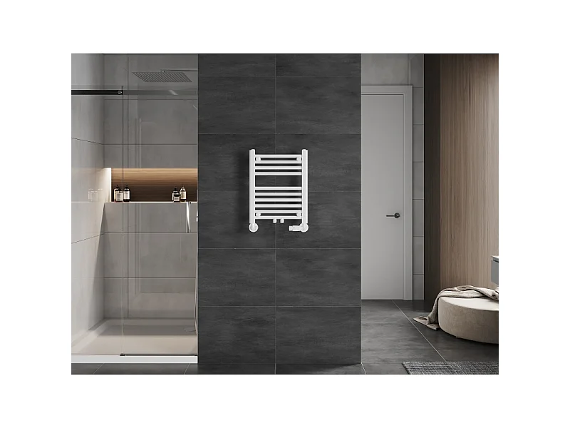 Mexen Mars radiador de casa de banho 500 x 400 mm, 178 W, branco - W110-0500-400-00-20