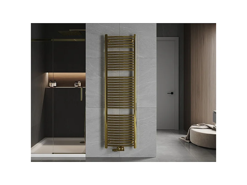 Mexen Ares radiateur de salle de bains 1800 x 500 mm, 647 W, doré - W102-1800-500-00-50