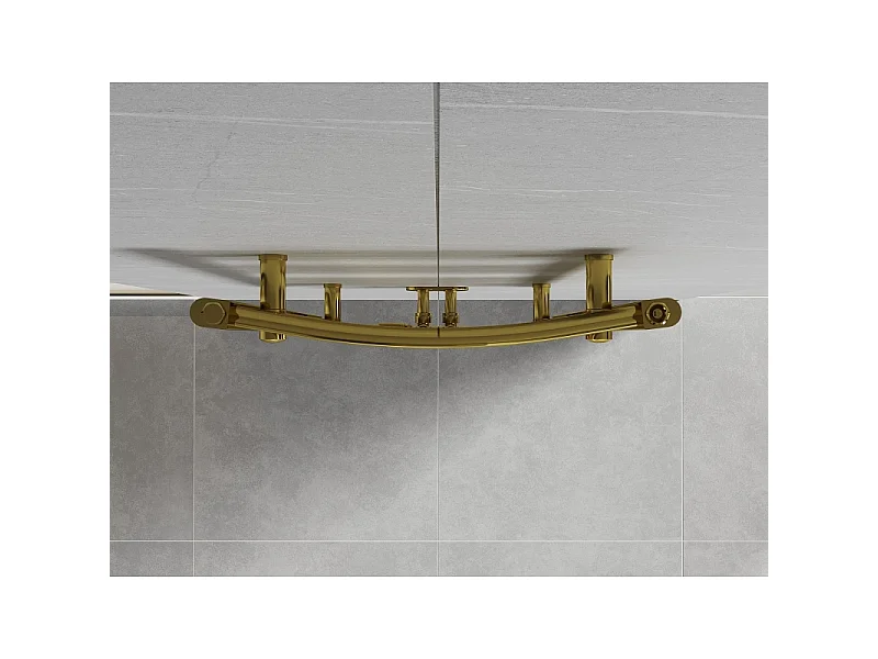 Mexen Ares radiateur de salle de bains 1800 x 500 mm, 647 W, doré - W102-1800-500-00-50