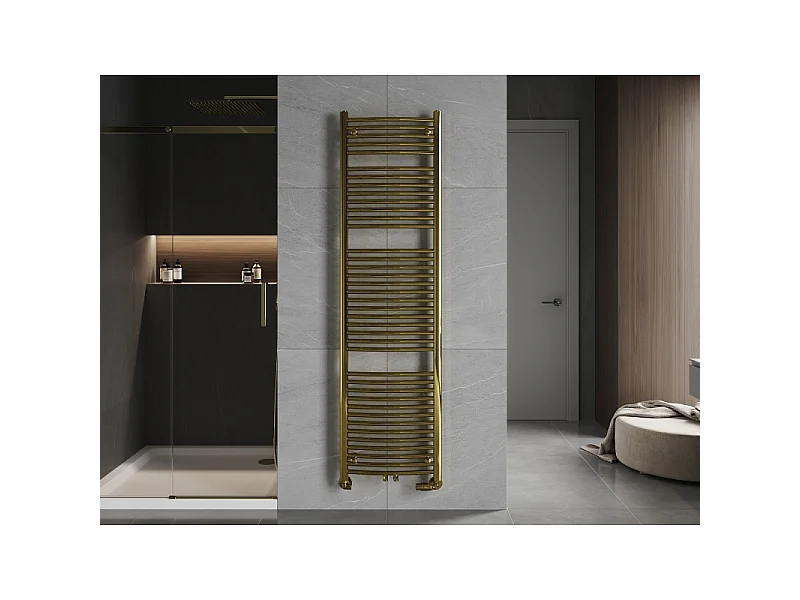 Mexen Ares radiateur de salle de bains 1800 x 500 mm, 647 W, doré - W102-1800-500-00-50