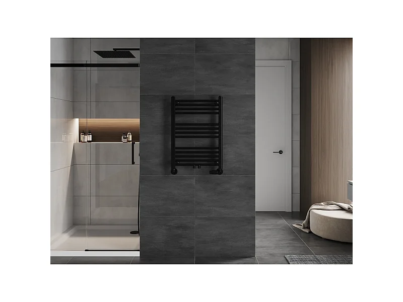 Mexen Mars radiador de casa de banho 700 x 500 mm, 284 W, preto - W110-0700-500-00-70