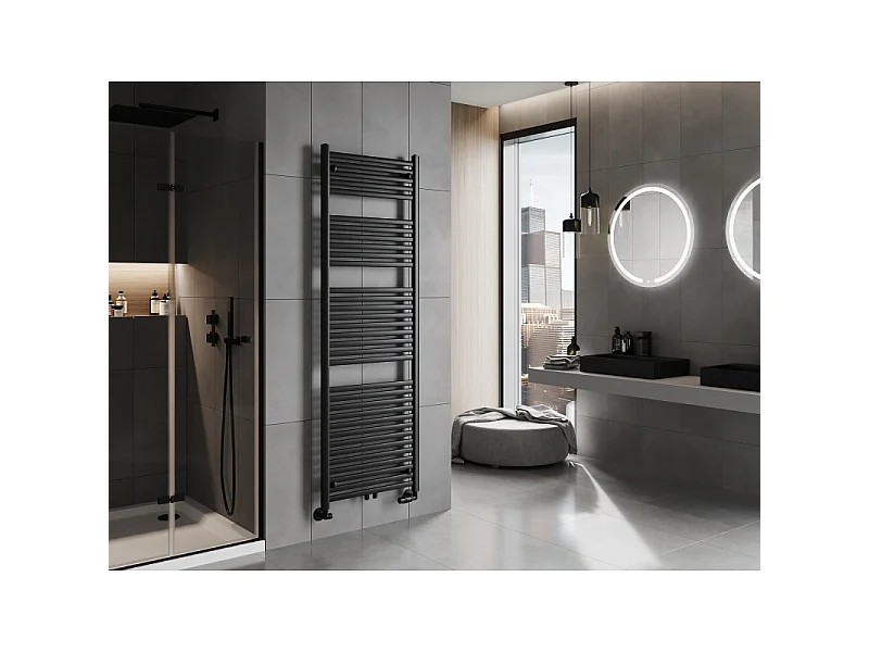 Mexen Hades radiador de casa de banho 1800 x 600 mm, 1000 W, preto - W104-1800-600-00-70