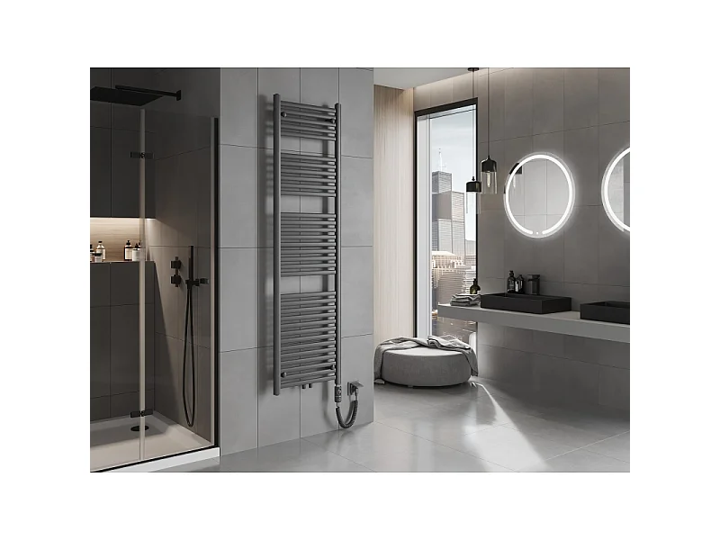 Mexen Hades radiateur électrique 1800 x 500 mm, 900 W, anthracite - W104-1800-500-2900-66