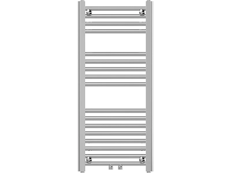 Mexen Mars aquecedor de casa de banho 900 x 400 mm, 244 W, cromado - W110-0900-400-00-01