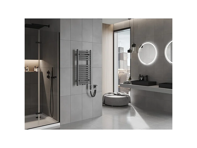 Mexen Hades radiateur électrique 800 x 400 mm, 300 W, anthracite - W104-0800-400-2300-66