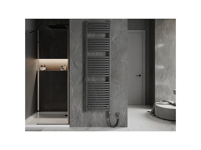 Mexen Helios radiateur électrique 1800 x 500 mm, 900 W, anthracite - W103-1800-500-2900-66