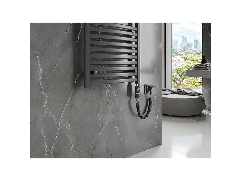 Mexen Helios radiateur électrique 1800 x 500 mm, 900 W, anthracite - W103-1800-500-2900-66