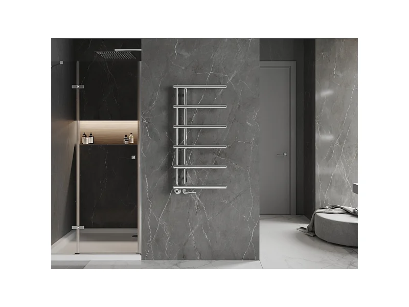 Mexen Jukon radiateur de salle de bain décoratif 988 x 500 mm, 246 W, chrome - W116-0988-500-00-01