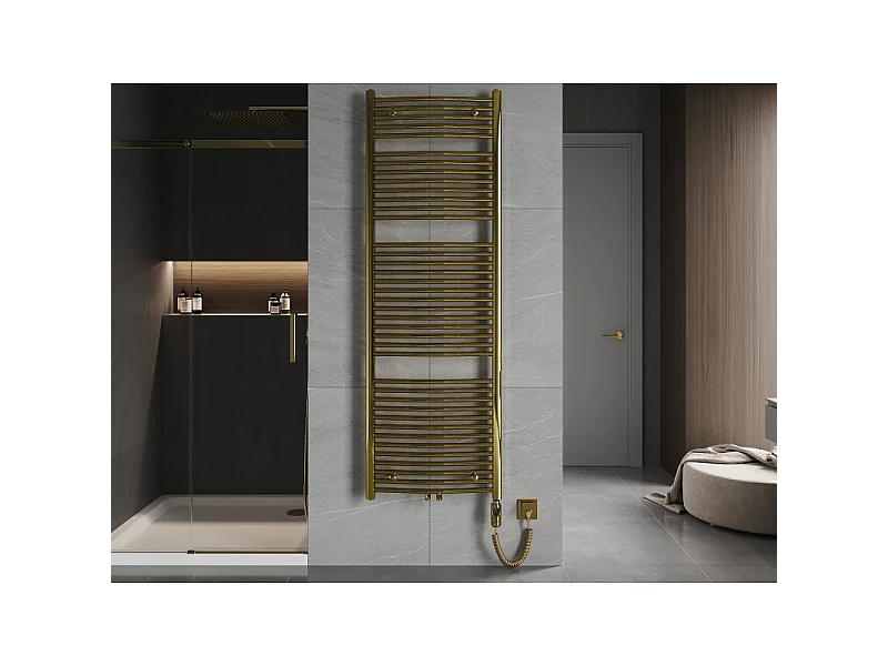 Mexen Ares radiateur électrique 1800 x 600 mm, 600 W, doré - W102-1800-600-2900-50