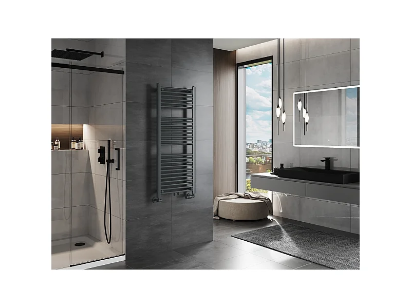 Mexen Mars radiador de casa de banho 1200 x 500 mm, 528 W, antracite - W110-1200-500-00-66