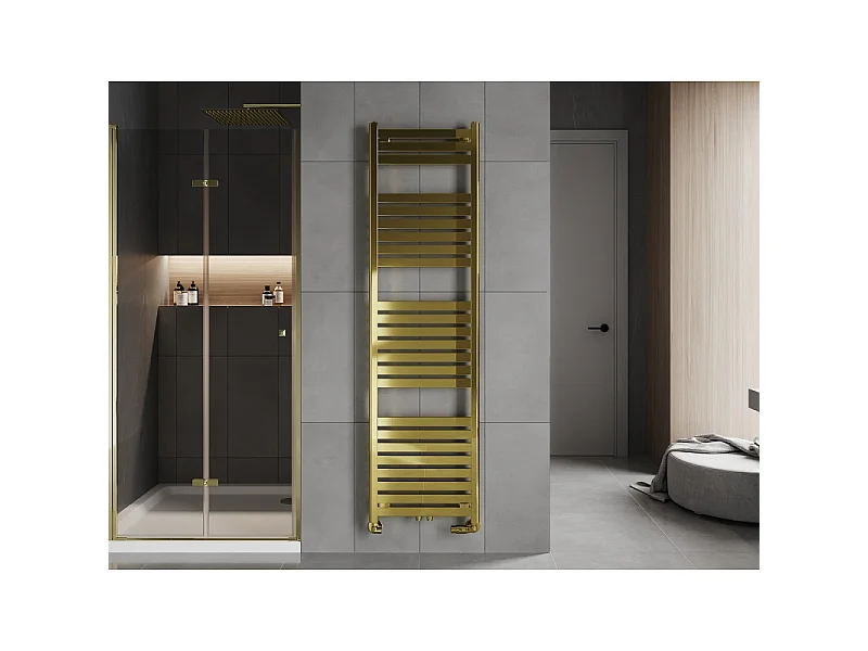 Mexen Uran radiador de casa de banho 1800 x 500 mm, 633 W, dourado - W105-1800-500-00-50