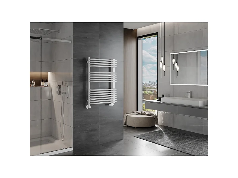 Mexen Apollo bathroom radiator 860 x 550 mm, 481 W, white - W117-0860-550-00-20