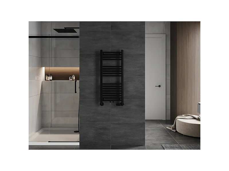 Mexen Mars radiador de casa de banho 900 x 400 mm, 309 W, preto - W110-0900-400-00-70