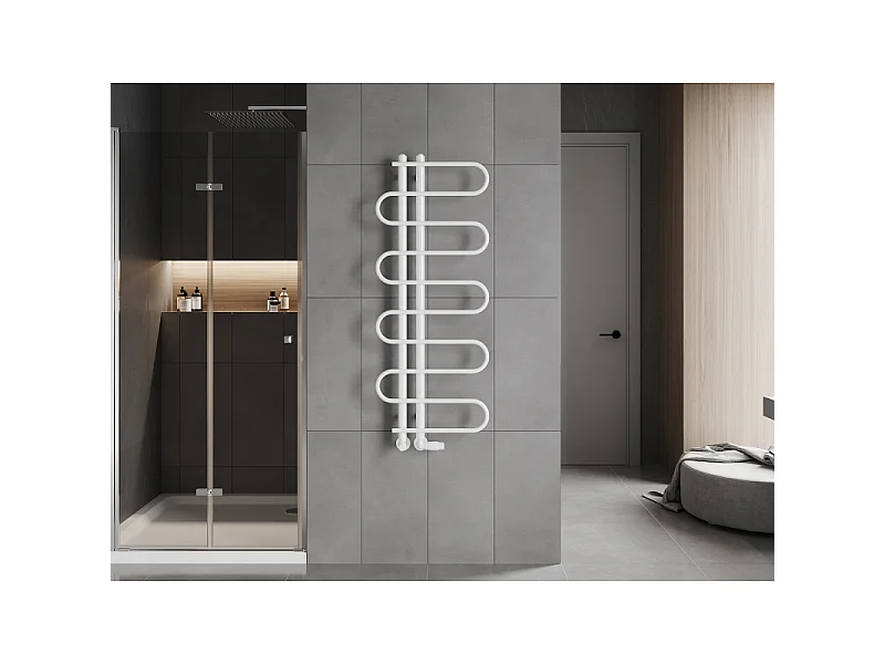 Mexen Kiso radiateur de salle de bain décoratif 1250 x 500 mm, 256 W, blanc - W114-1250-500-00-20