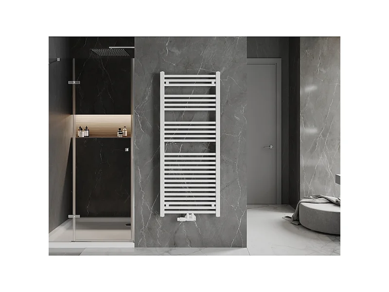 Mexen Pluton radiador de casa de banho 1450 x 600 mm, 835 W, branco - W106-1450-600-00-20