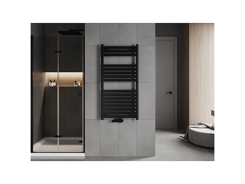 Mexen Uran radiador de casa de banho 1200 x 600 mm, 623 W, preto - W105-1200-600-00-70