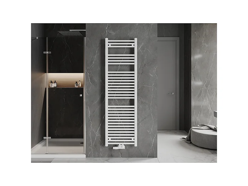 Mexen Pluton badeværelsesradiator 1700 x 500 mm, 855 W, hvid - W106-1700-500-00-20