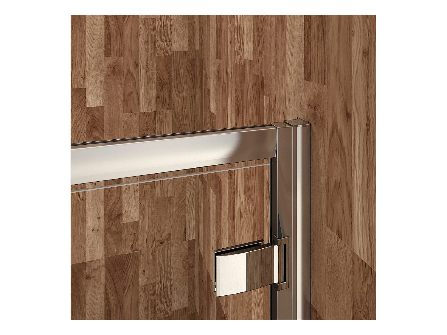 Douchedeur 80x185cm, 6mm transparant veiligheidsglas, draaibare douchedeur