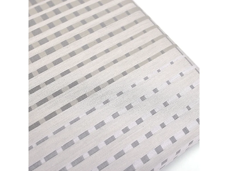 Housse de couette 260x240 cm Satin de coton CONCORDE Gris clair