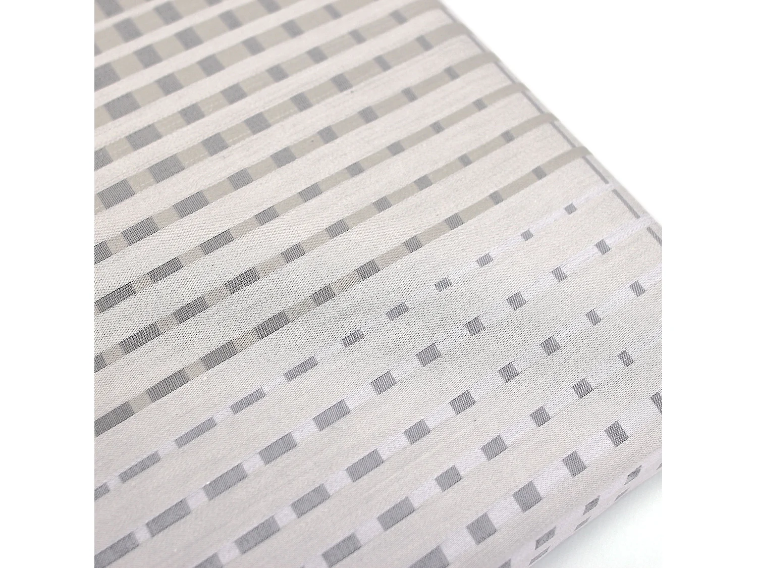 Housse de couette 260x240 cm Satin de coton CONCORDE Gris clair