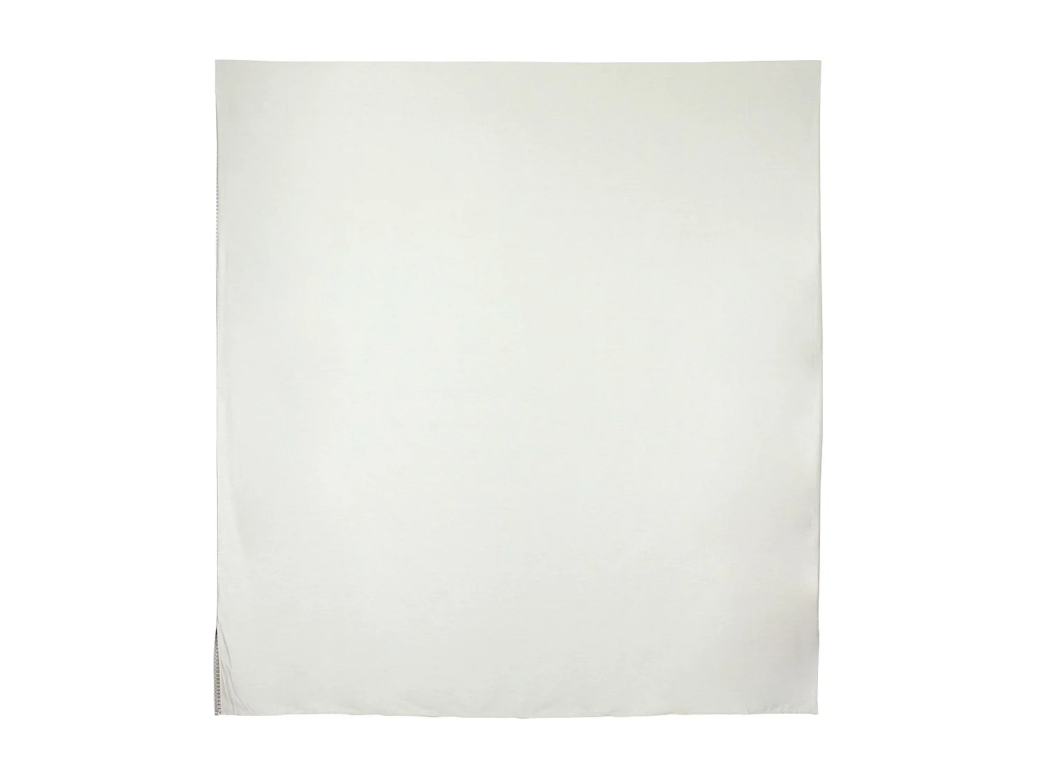 Housse de couette 260x240 cm Satin de coton CONCORDE Gris clair