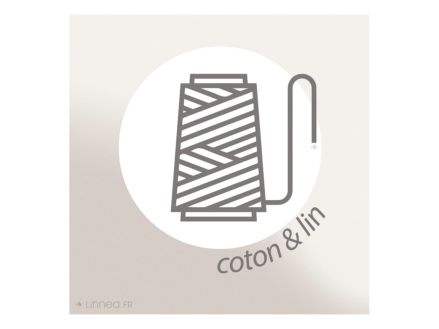 Lot de 2 torchons de cuisine toile 50x70 cm SQUARES LIN orange coton et lin