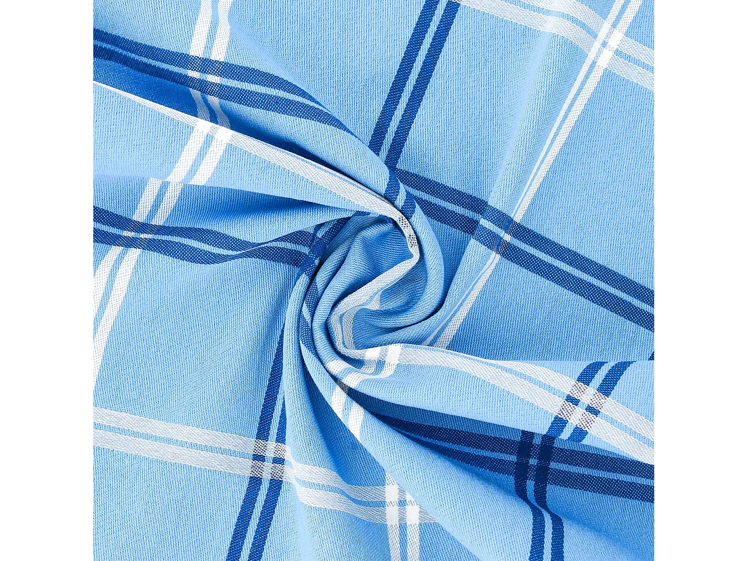 Lot de 2 torchons de cuisine toile 50x70 cm SQUARES bleu