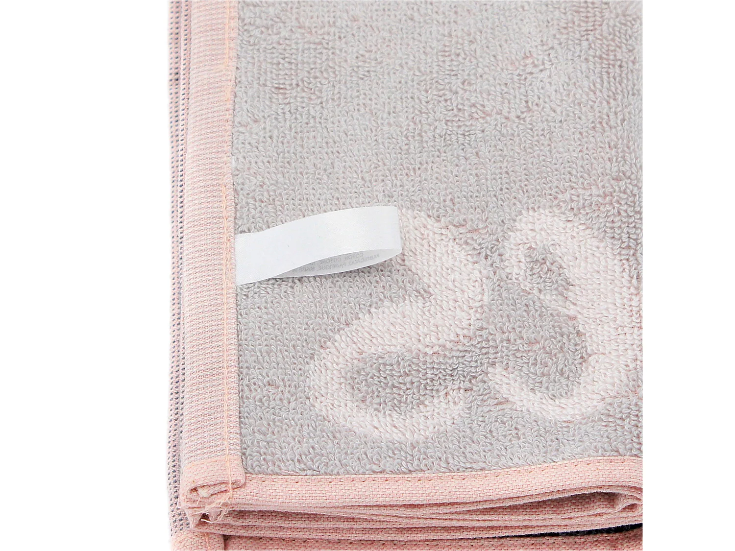 Lot de 2 torchons de cuisine éponge 50x50 cm SMOOTH rose