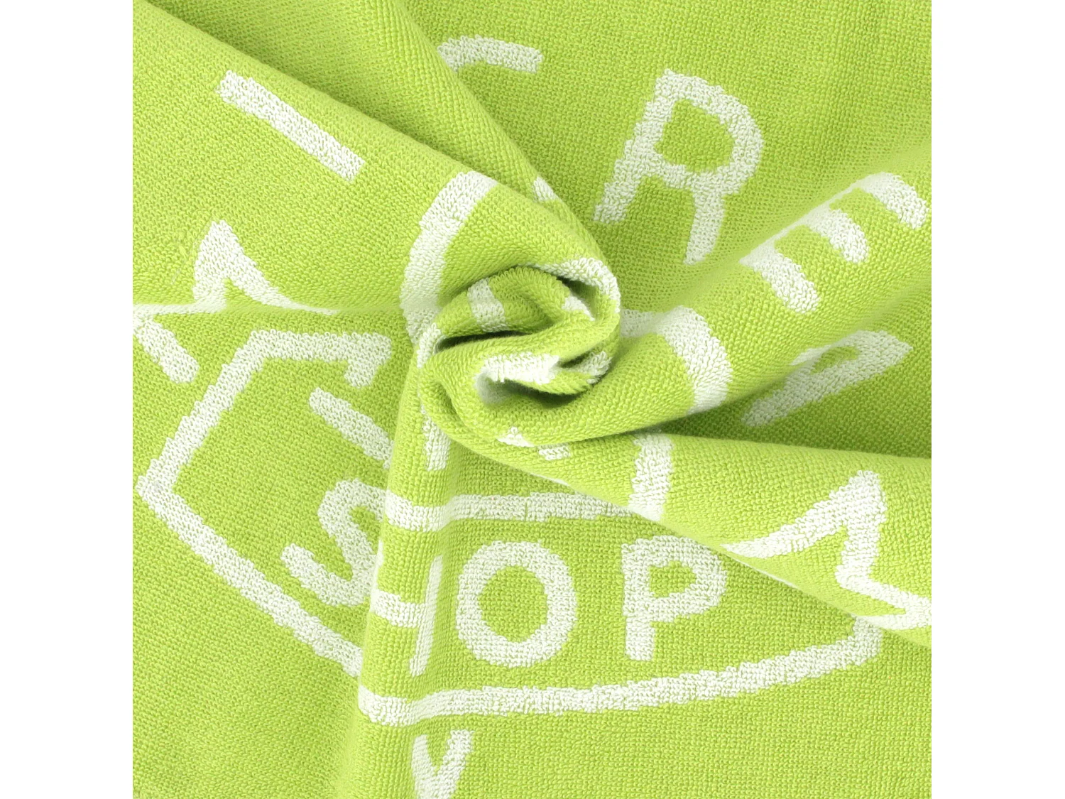 Lot de 2 torchons de cuisine éponge 50x50 cm SHOP vert