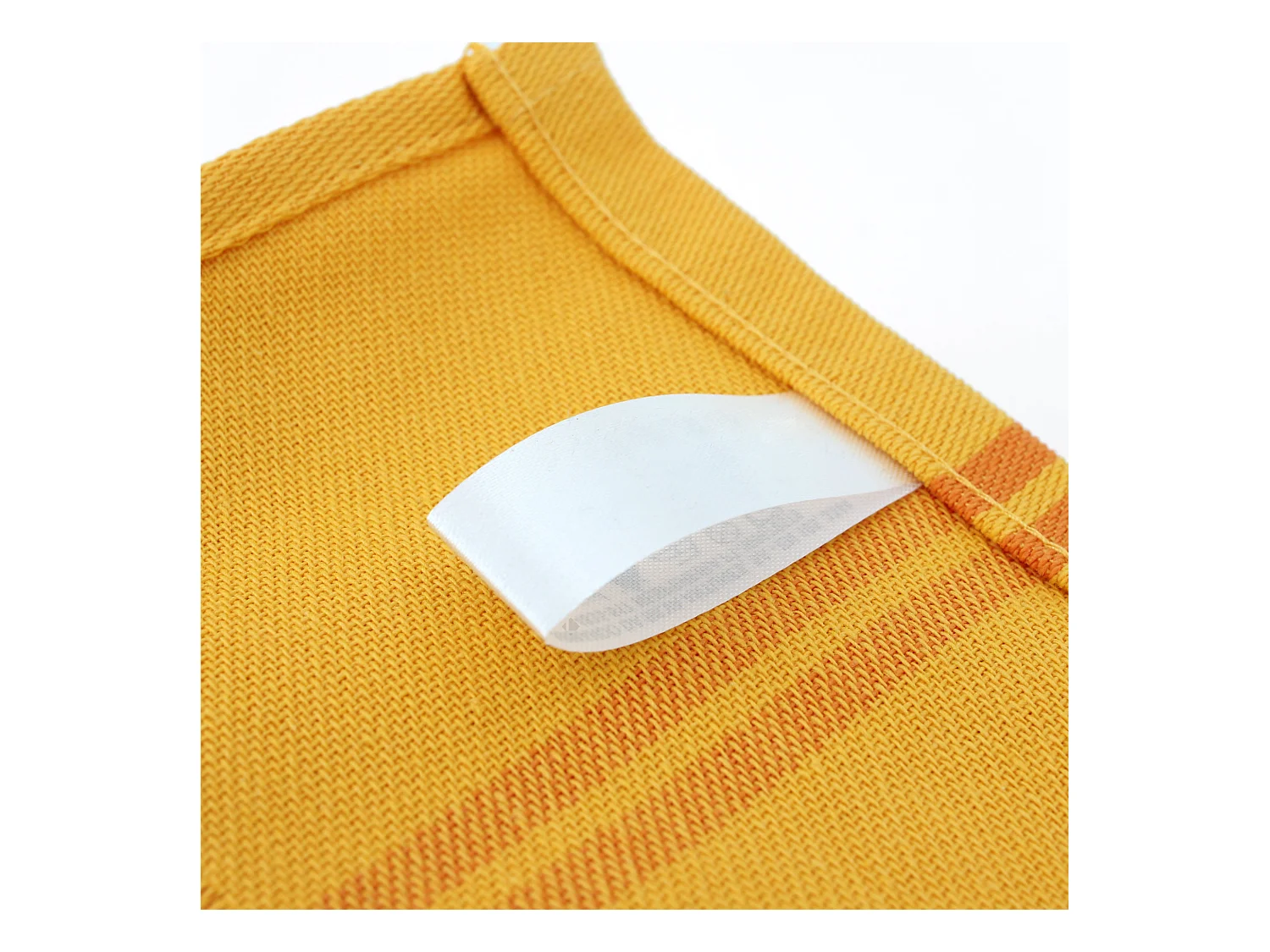 Lot de 2 torchons de cuisine toile 50x70 cm SQUARES orange