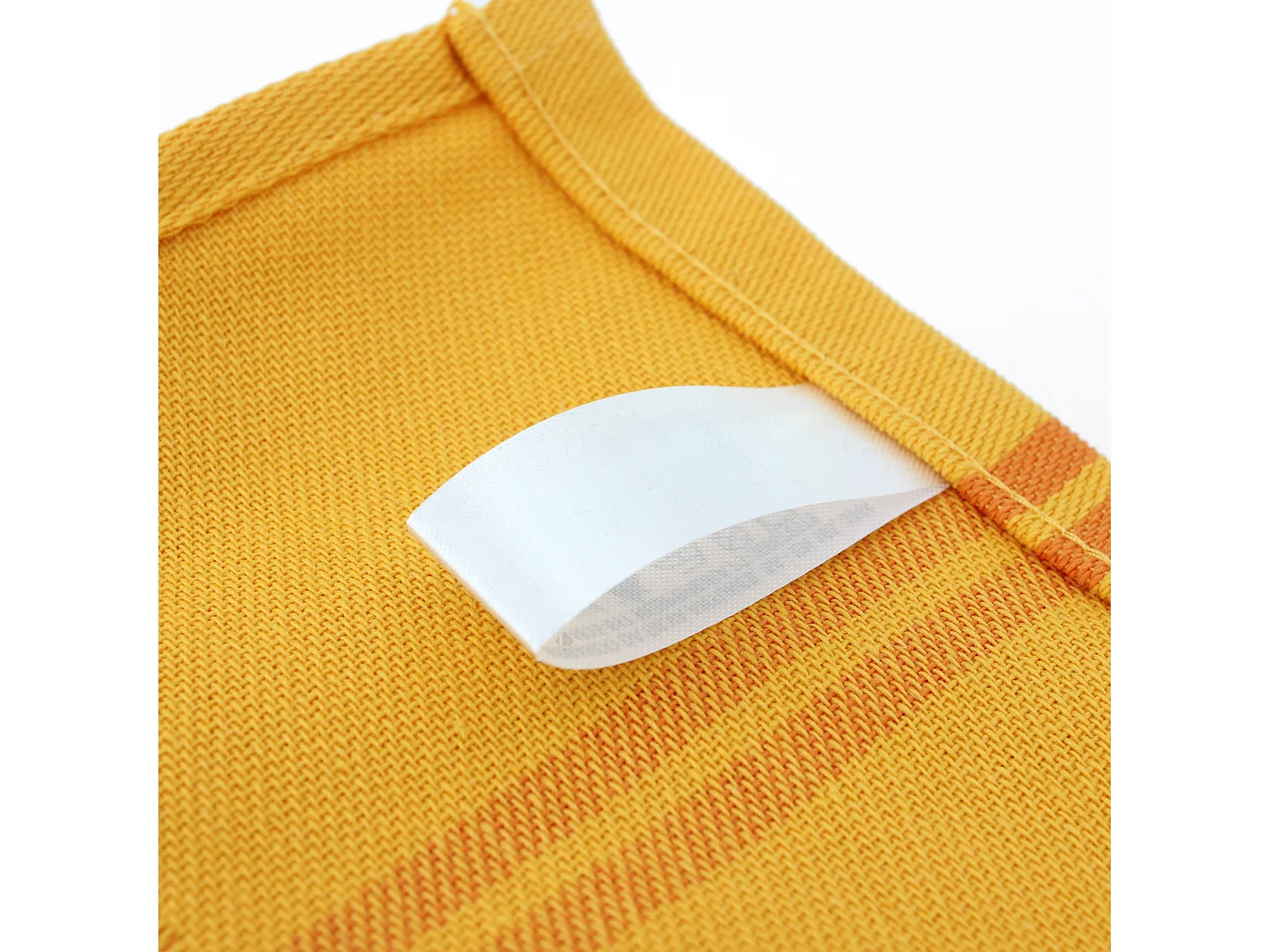 Lot de 2 torchons de cuisine toile 50x70 cm SQUARES orange