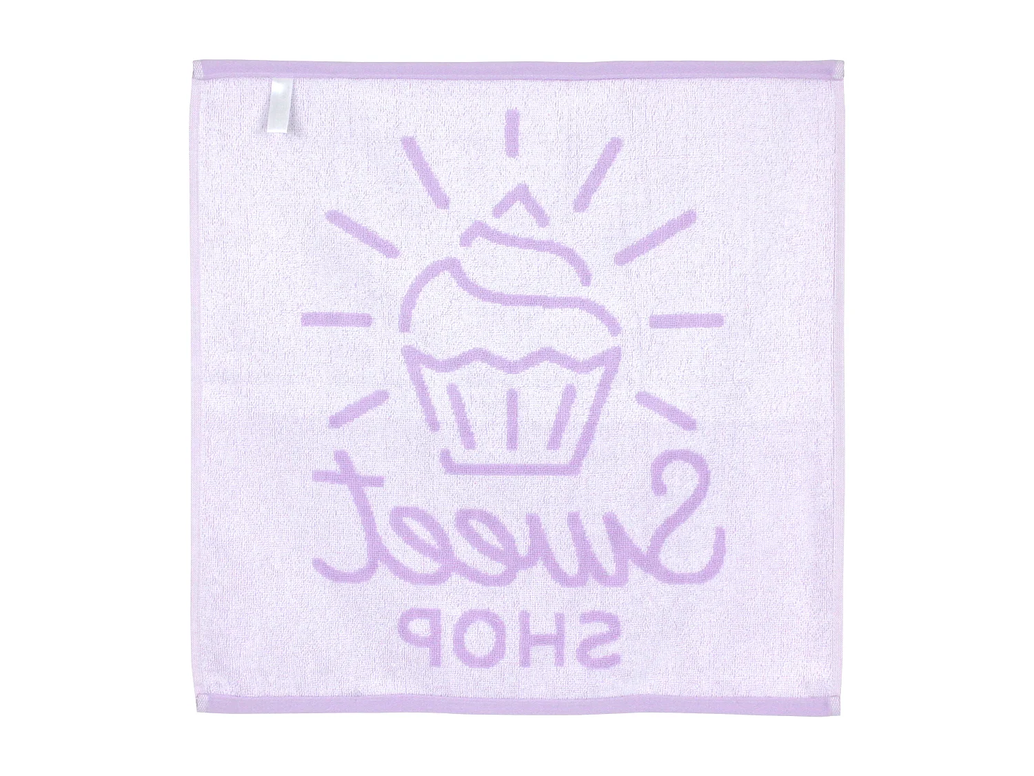 Lot de 2 torchons de cuisine éponge 50x50 cm SHOP rose