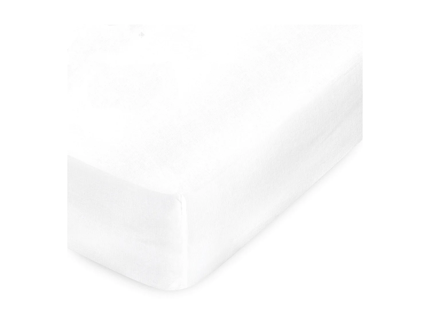 Protège matelas 160x200 cm Bonnet 30cm AUBIN coton gratté 2 faces environ 220g/m²