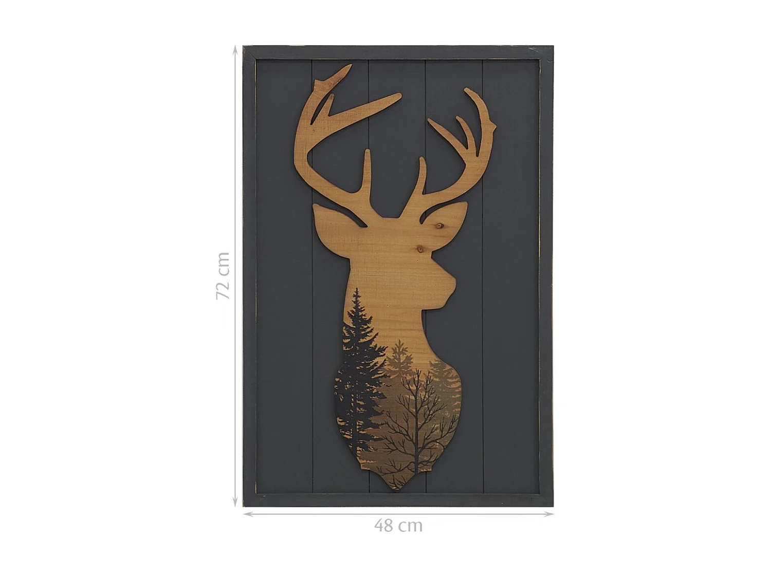 Cadre cerf 48 x 72 cm