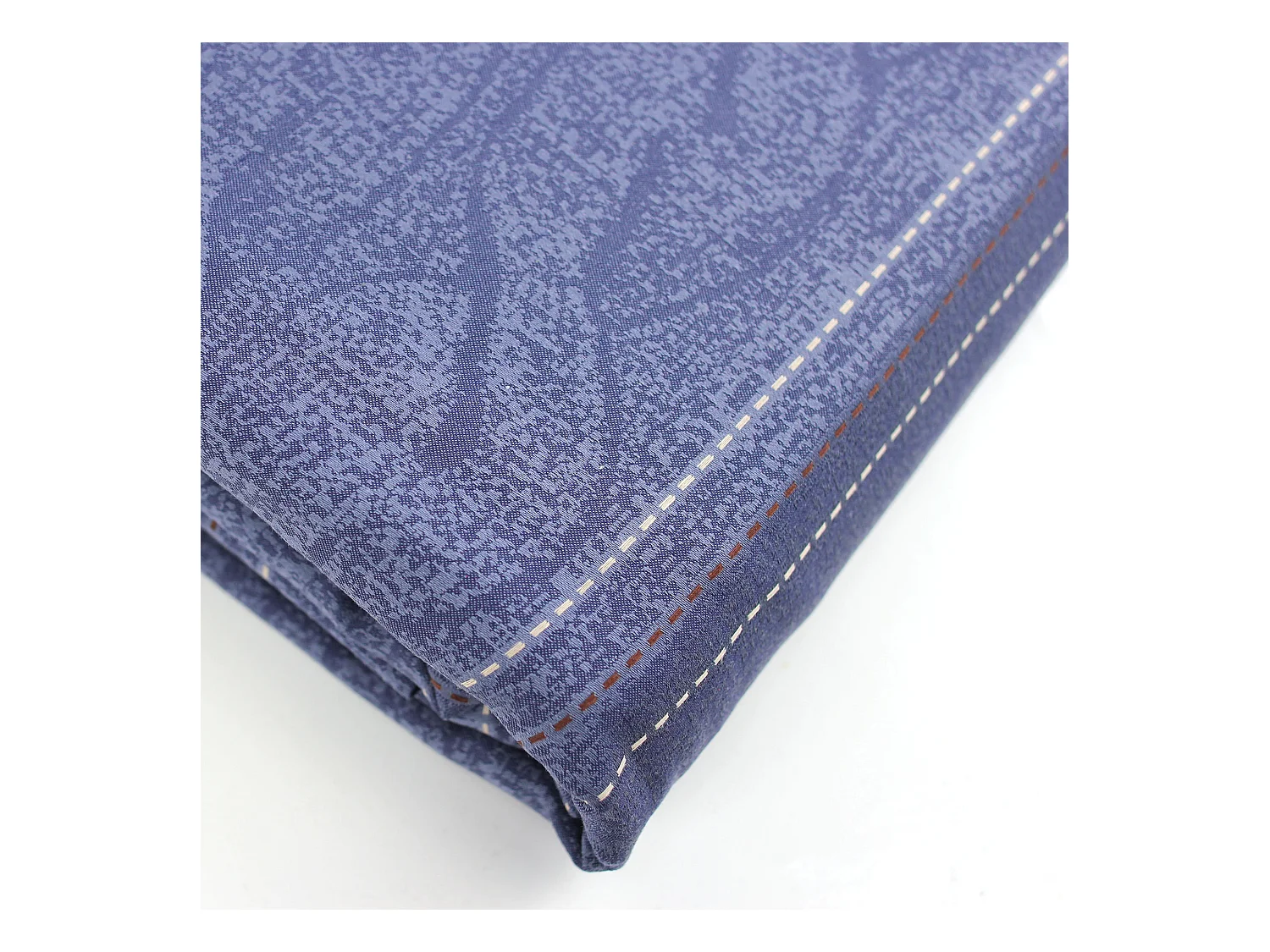 Parure de lit 240x220 cm Satin de coton VENDOME Bleu foncé