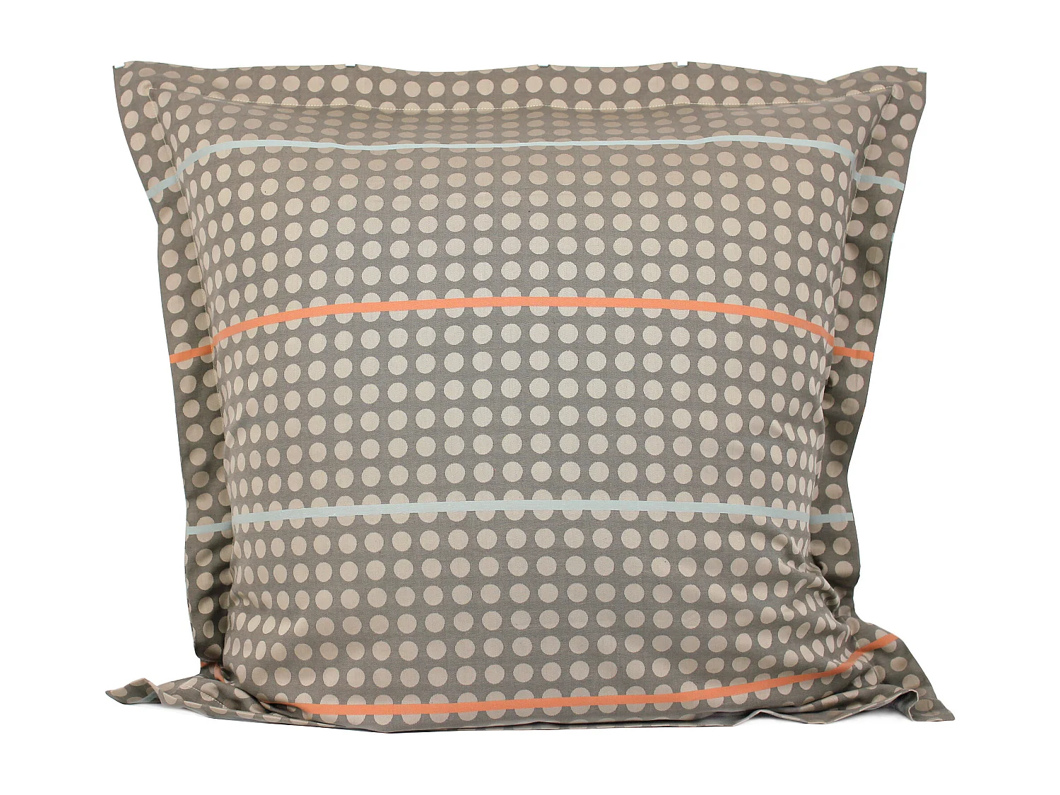 Parure de lit 240x220 cm Satin de coton DAUPHINE Marron