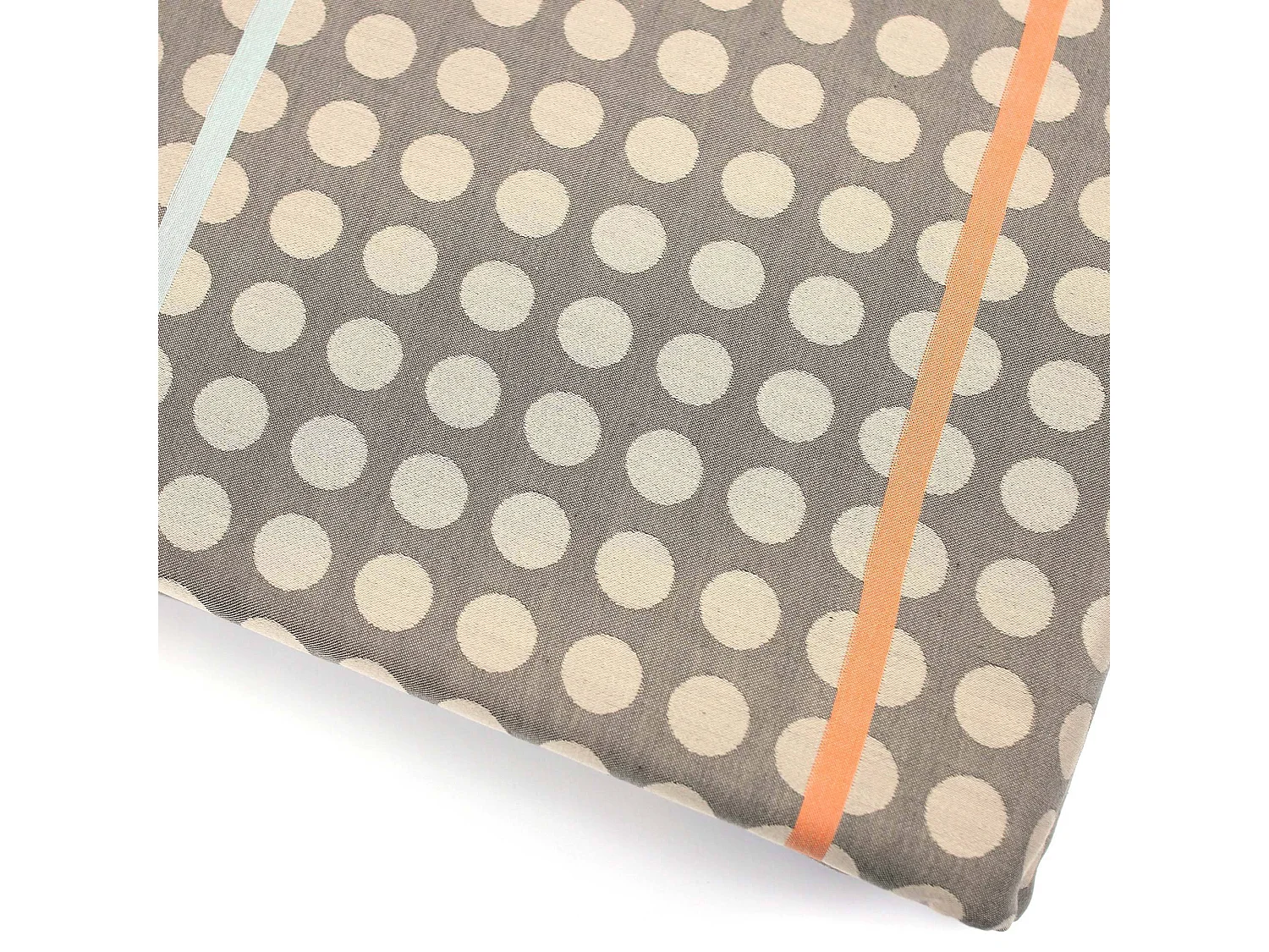 Parure de lit 260x240 cm Satin de coton DAUPHINE Marron