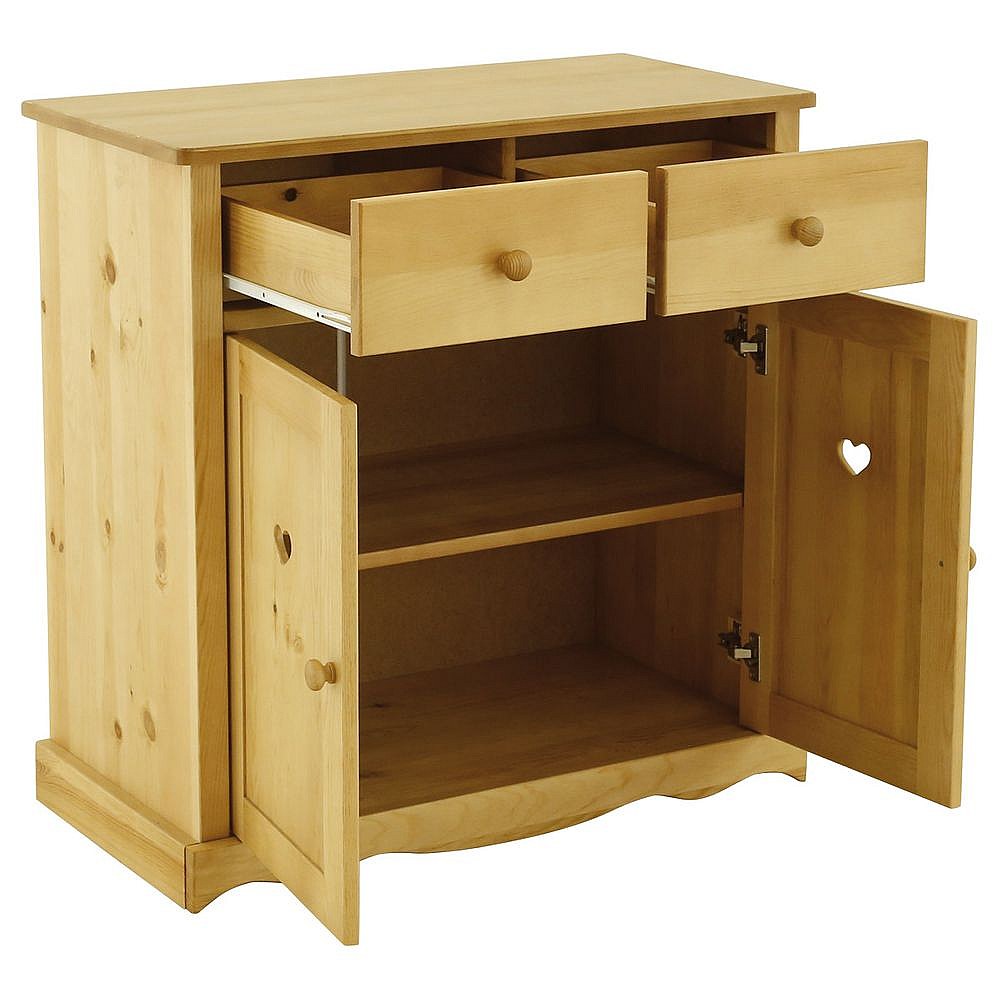 Buffet pin massif 2 portes 2 tiroirs Ottawa