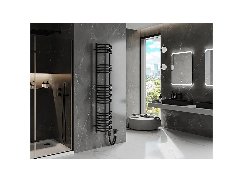 Mexen Eros radiateur électrique 1600 x 318 mm, 600 W, noir - W112-1600-318-2600-70