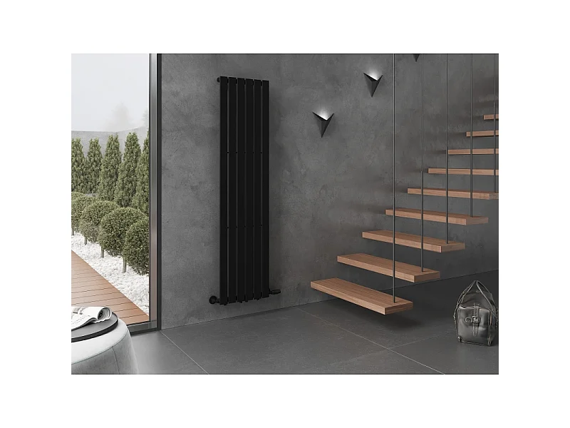 Mexen Boston radiateur décoratif 1800 x 452 mm, 888 W, noir - W213-1800-452-00-70