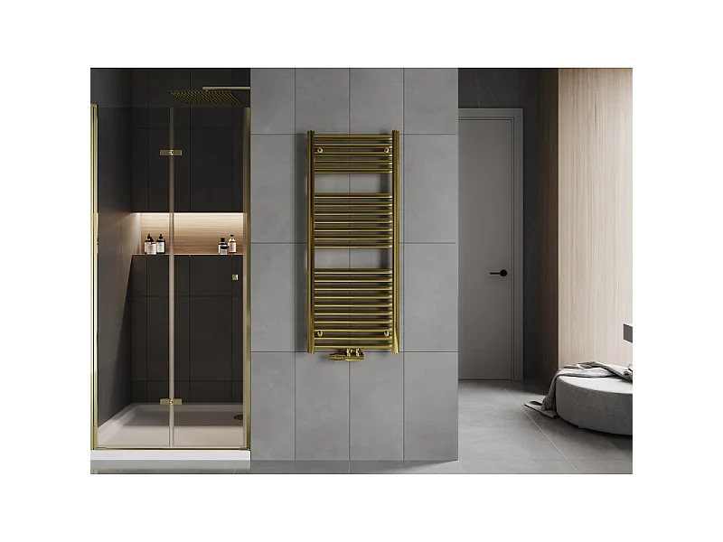 Mexen Hades radiador de casa de banho 1200 x 500 mm, 450 W, dourado - W104-1200-500-00-50