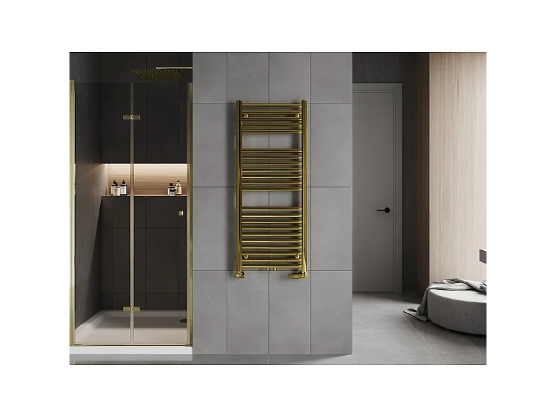 Mexen Hades radiador de casa de banho 1200 x 500 mm, 450 W, dourado - W104-1200-500-00-50